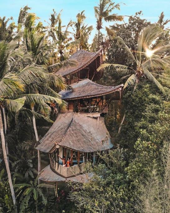 Ananda House 3Bds Eco Bamboo House Pool River View Bringkit ภายนอก รูปภาพ